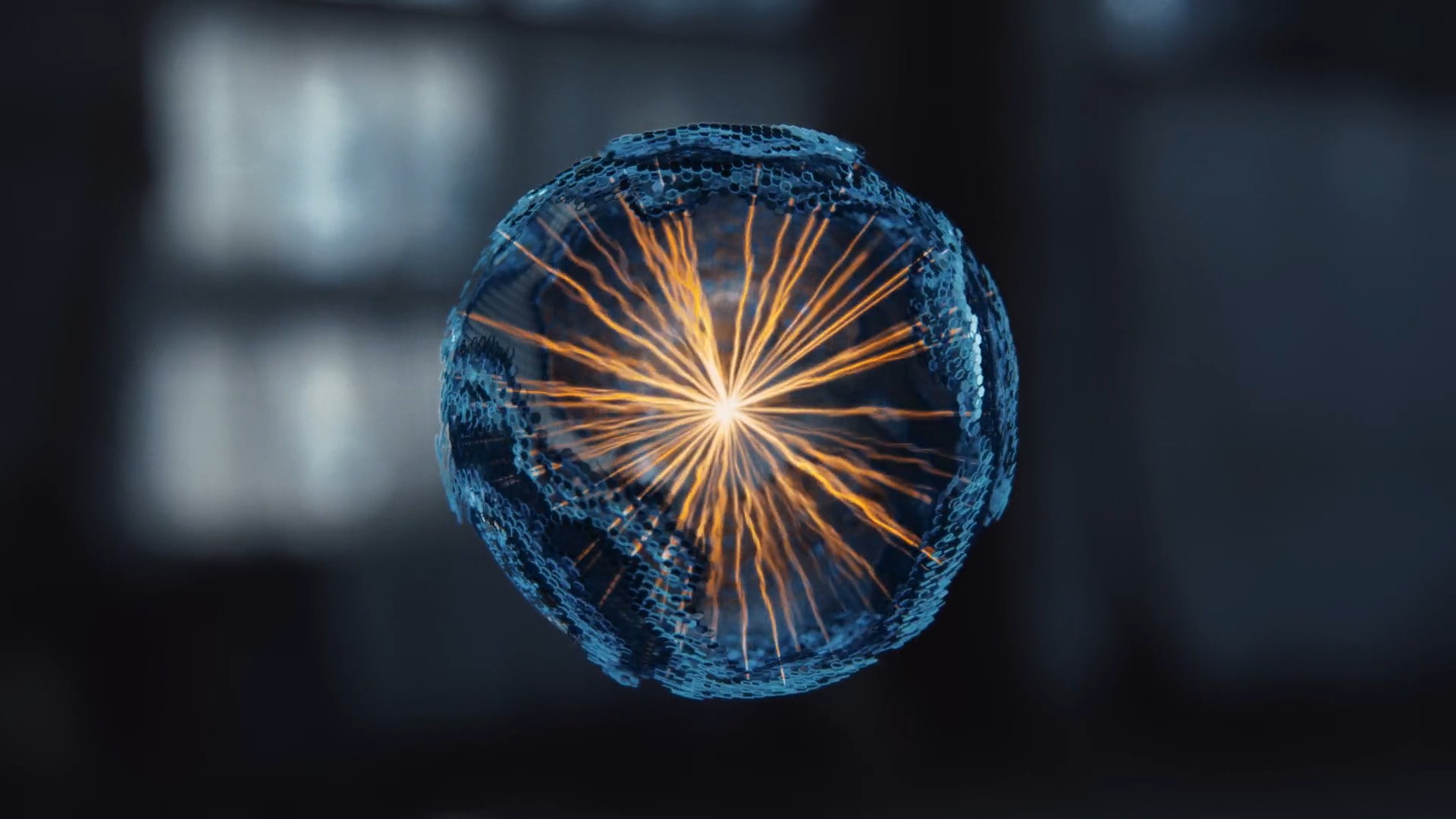 Procedural Sci-Fi Sphere Buildup