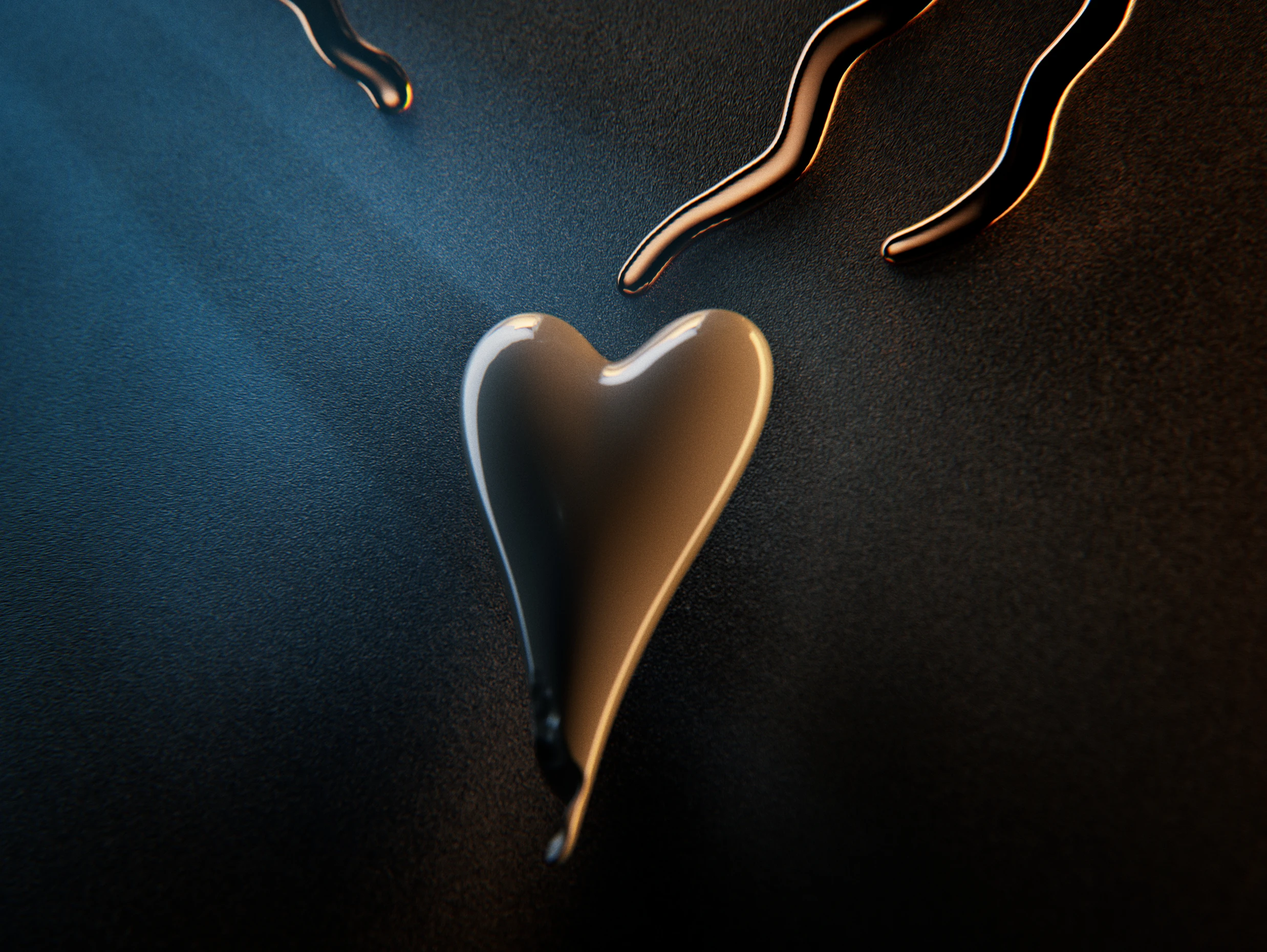 liquid-gold-flowing-surface-heart-growth-on-statue-jewelry-learn-3D-houdini
