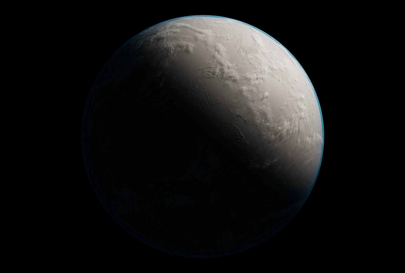 elrond-planet-clay-render-earth-layered-texturing-houdini-redshift-before-after